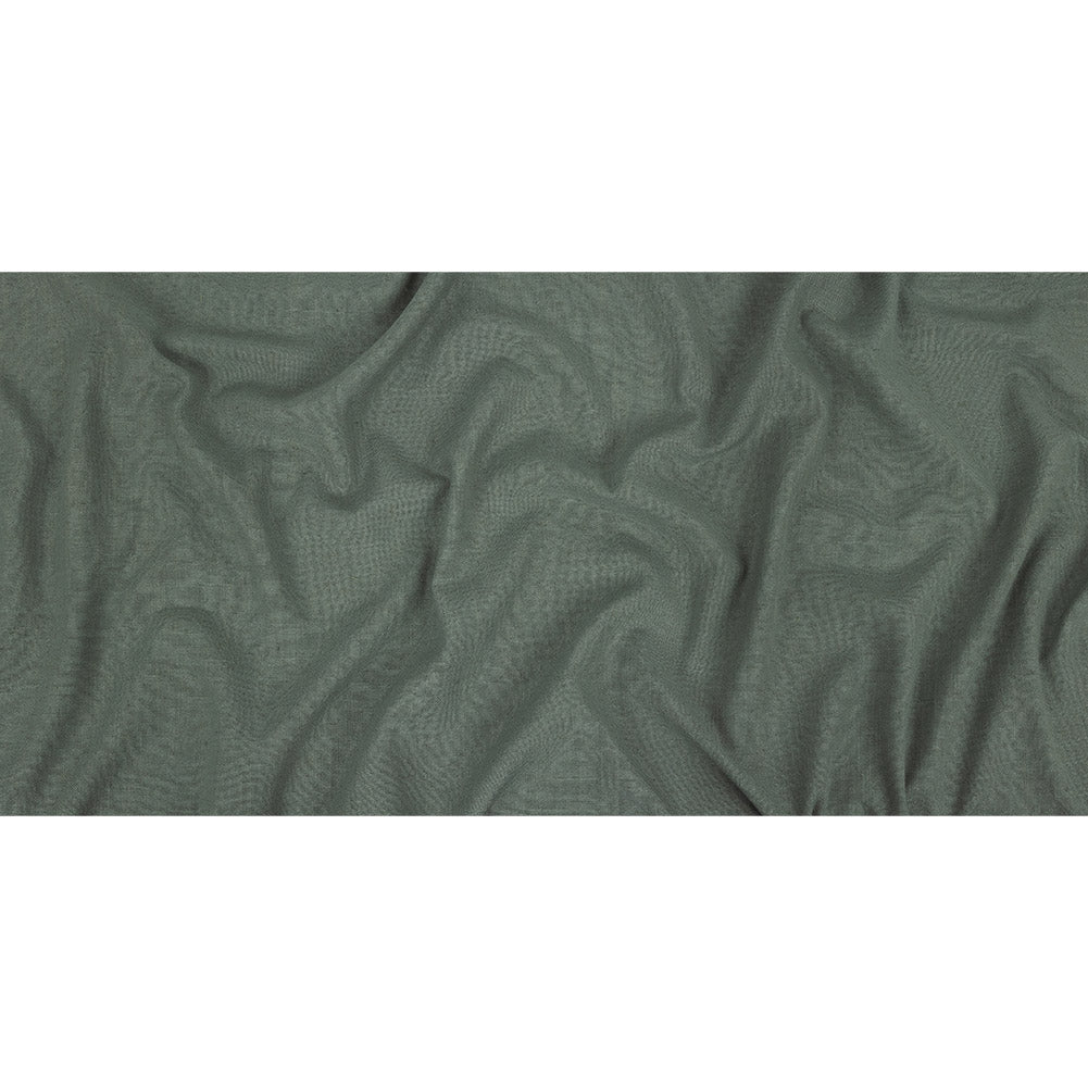 Polyester, Viscose and Linen Woven - Sage - British Imported Full