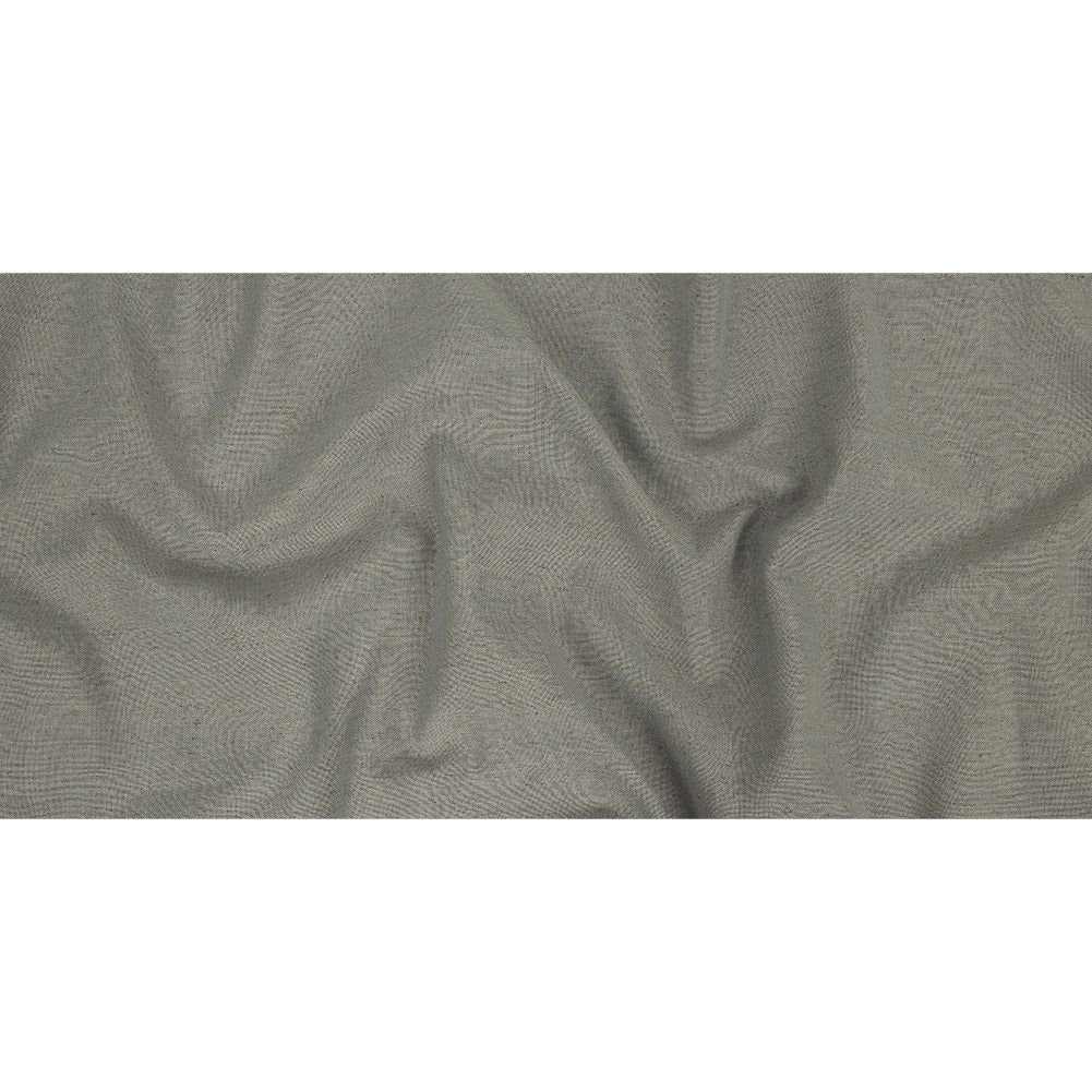Polyester, Viscose and Linen Woven - Silver - British Imported Full