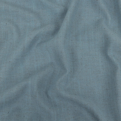 Polyester, Viscose and Linen Woven - Sky - British Imported