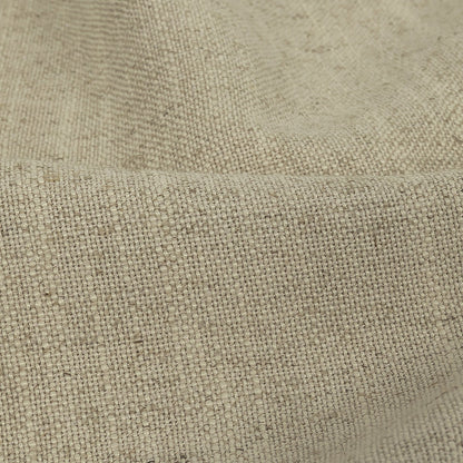 Polyester, Viscose and Linen Woven - Stone - British Imported Detail