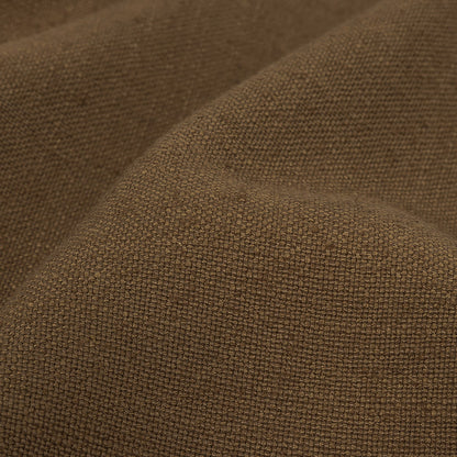 Polyester, Viscose and Linen Woven - Toffee - British Imported Detail