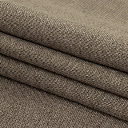 Polyester, Viscose and Linen Woven - Wheat - British Imported Folded
