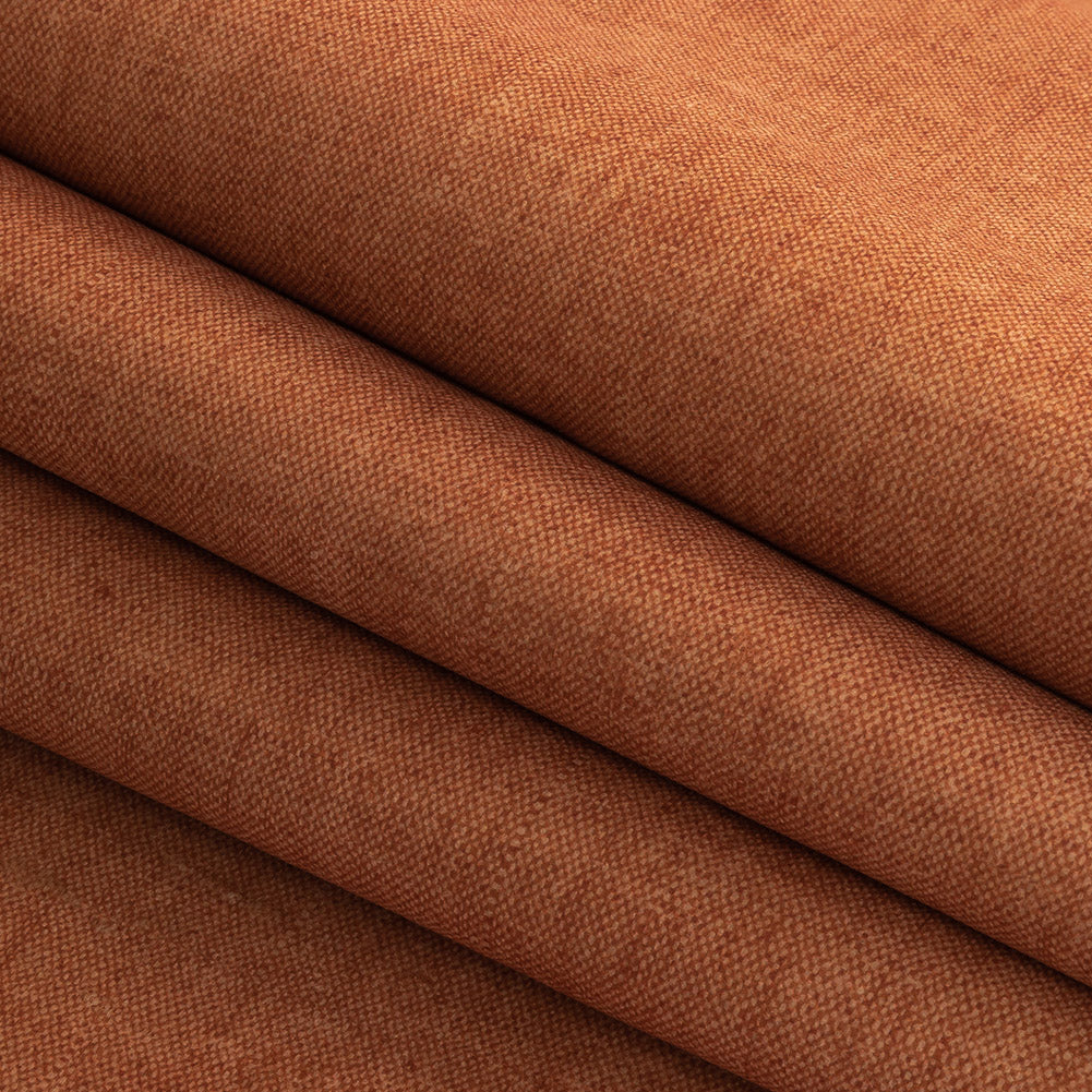 Polyester Microvelvet - Apricot - British Imported Folded