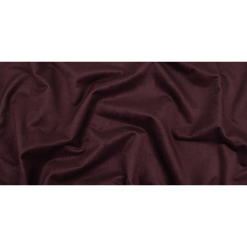 Polyester Microvelvet - Aubergine - British Imported Full
