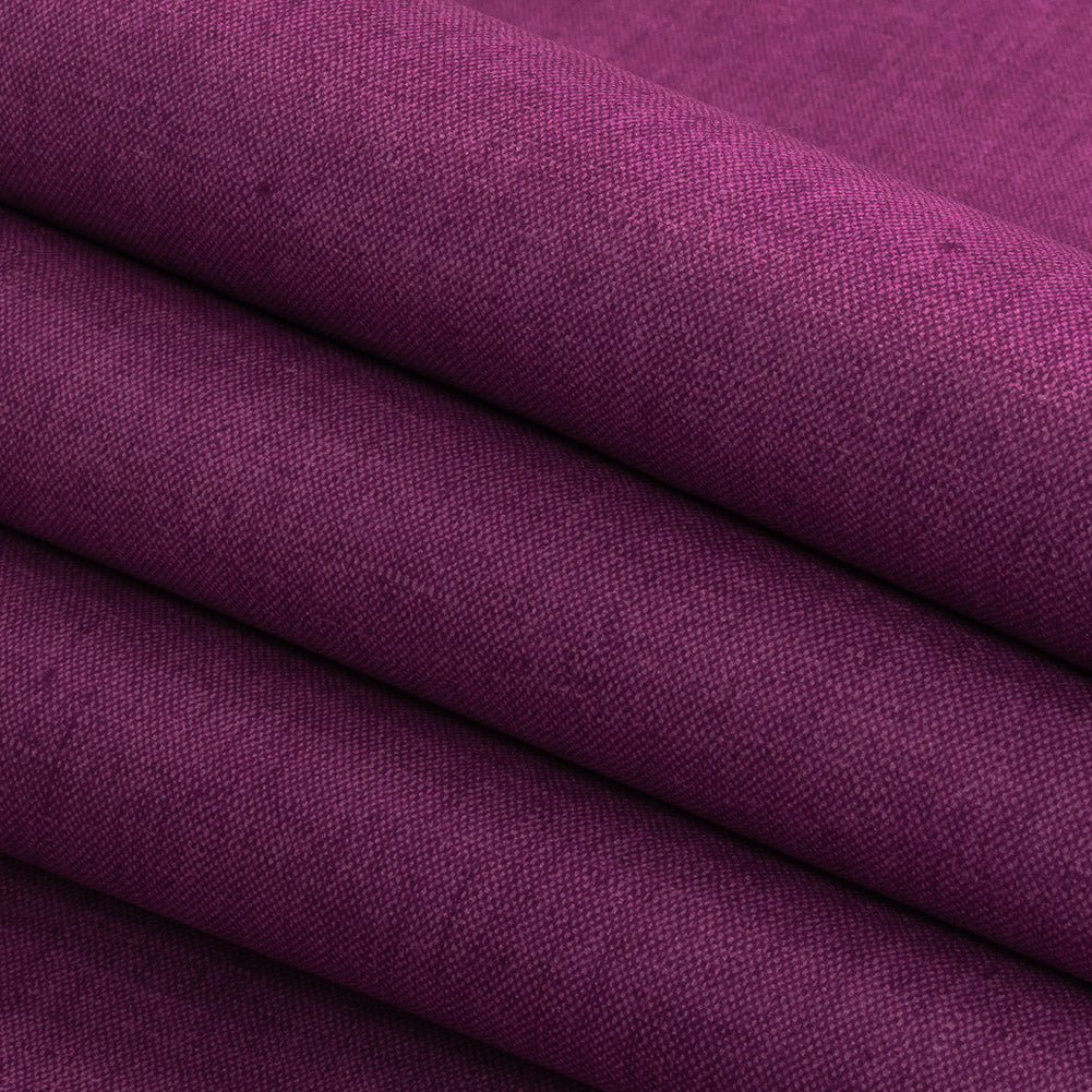 Polyester Microvelvet - Berry - British Imported Folded