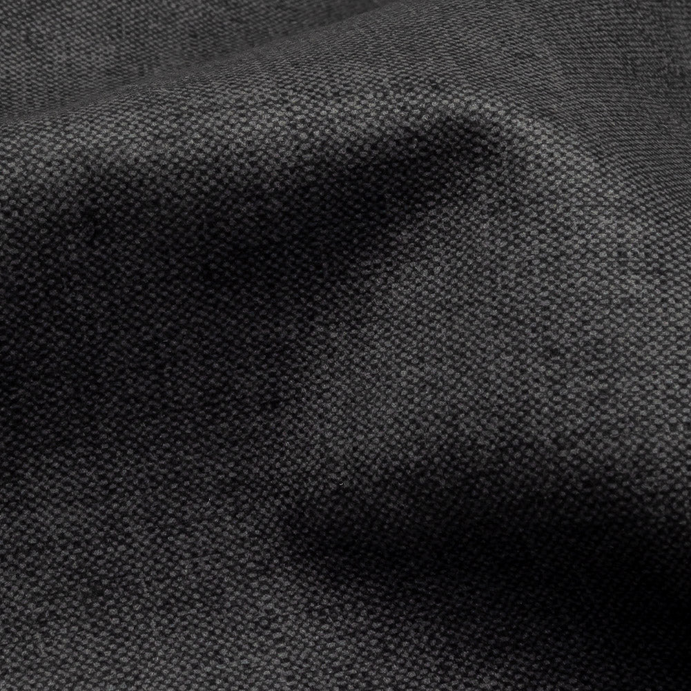 Polyester Microvelvet - Charcoal - British Imported Detail