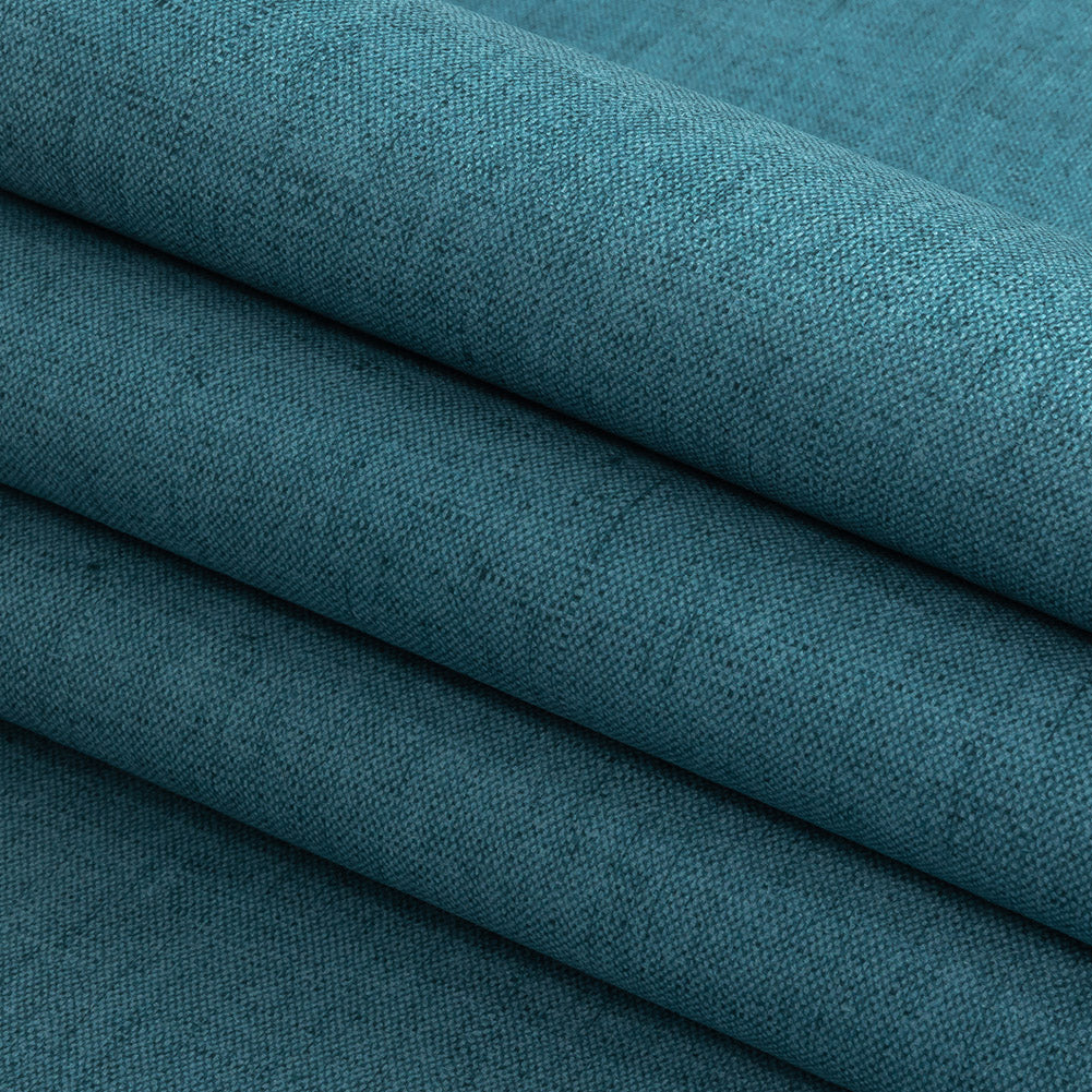 Polyester Microvelvet - Denim - British Imported Folded