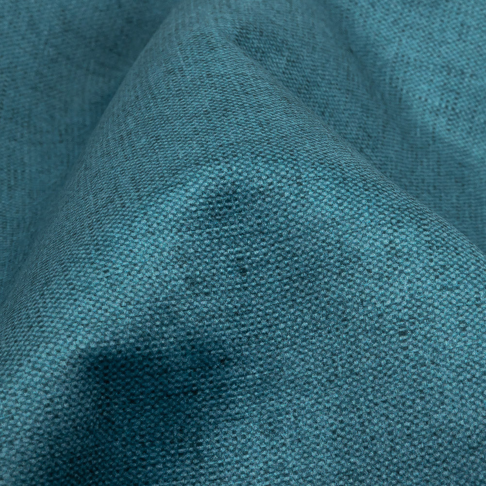 Polyester Microvelvet - Denim - British Imported Detail
