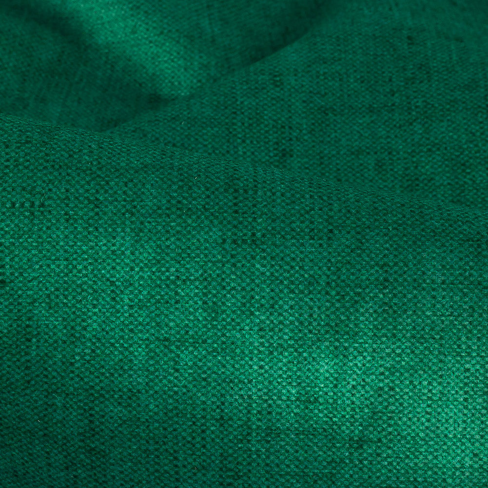 Polyester Microvelvet - Emerald - British Imported Detail