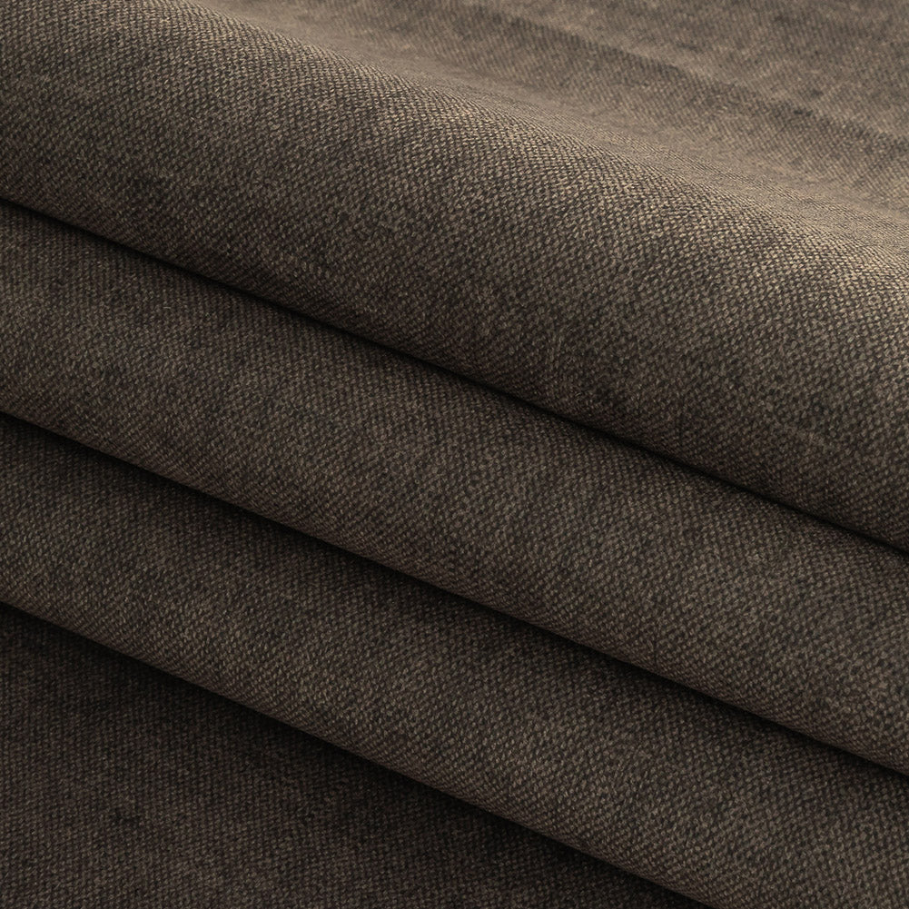 Polyester Microvelvet - Espresso - British Imported Folded