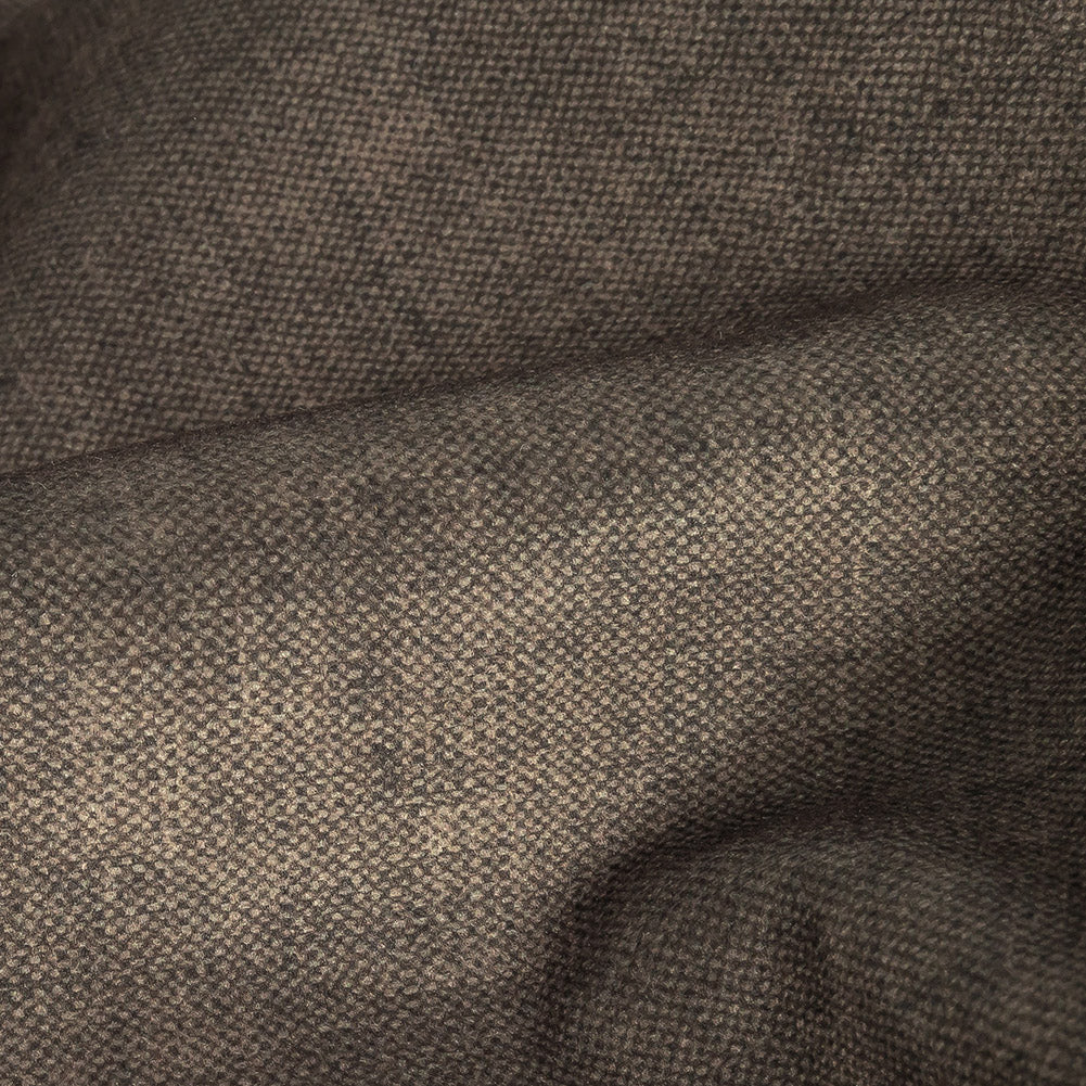 Polyester Microvelvet - Espresso - British Imported Detail