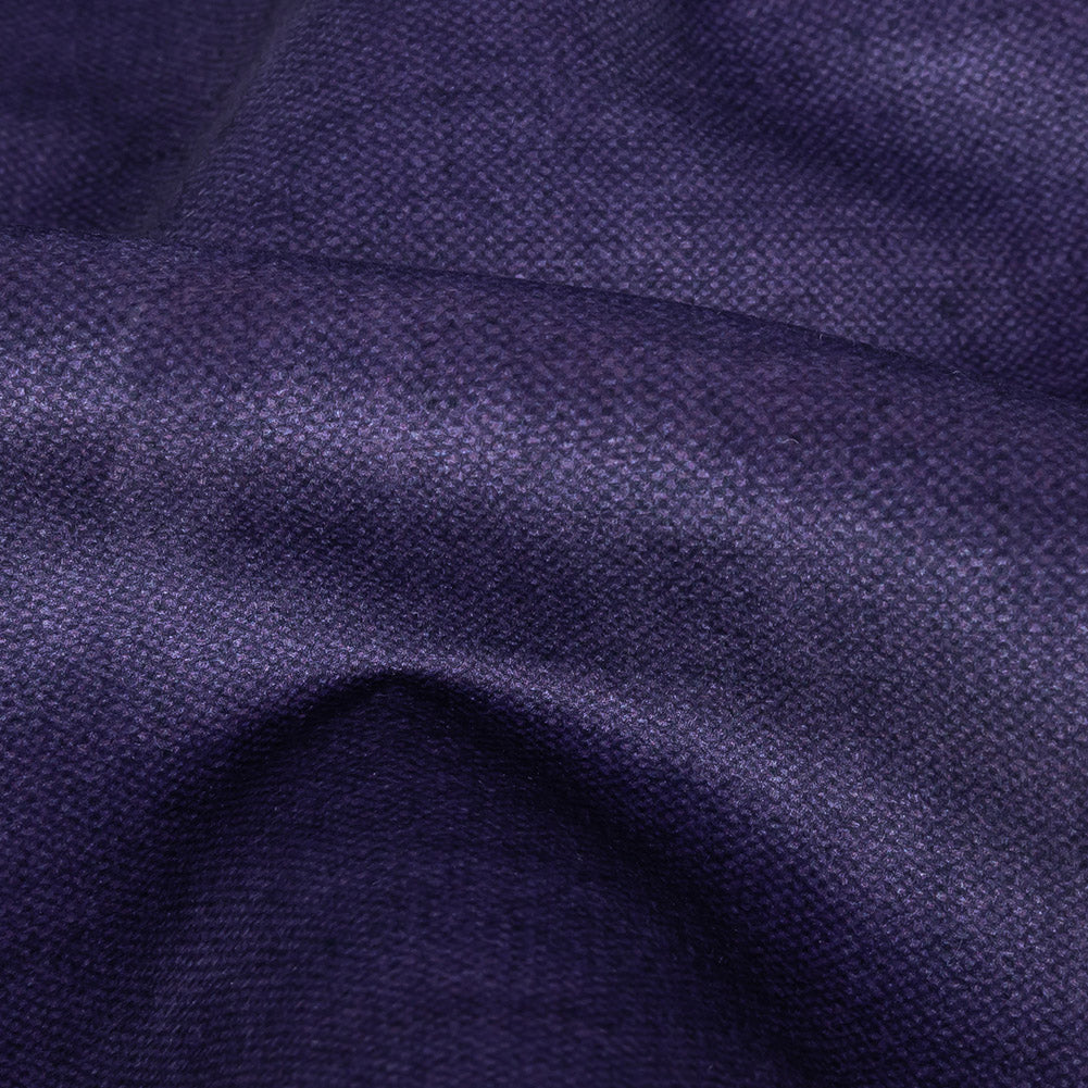 Polyester Microvelvet - Grape - British Imported Detail