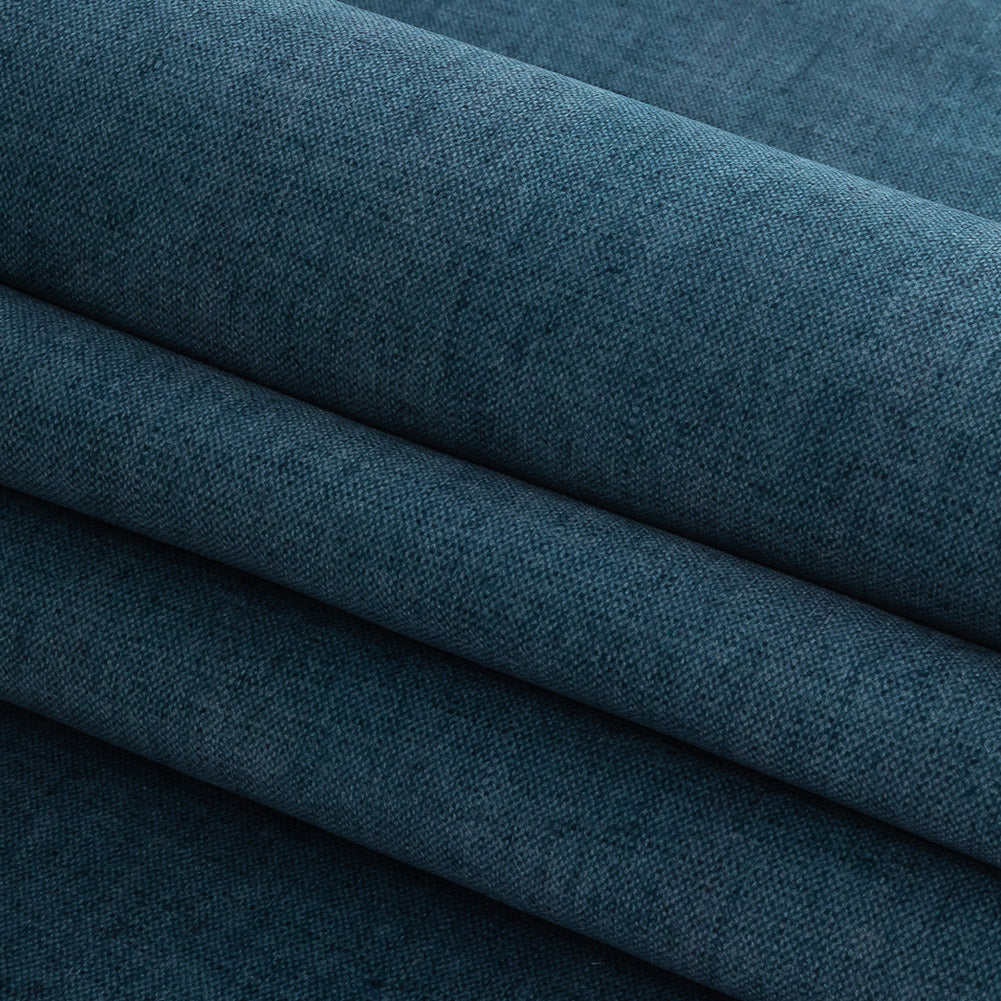 Polyester Microvelvet - Indigo - British Imported Folded