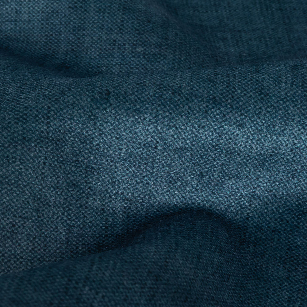 Polyester Microvelvet - Indigo - British Imported Detail