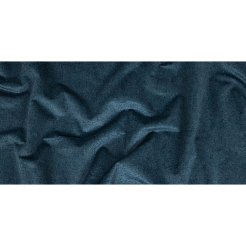 Polyester Microvelvet - Indigo - British Imported Full