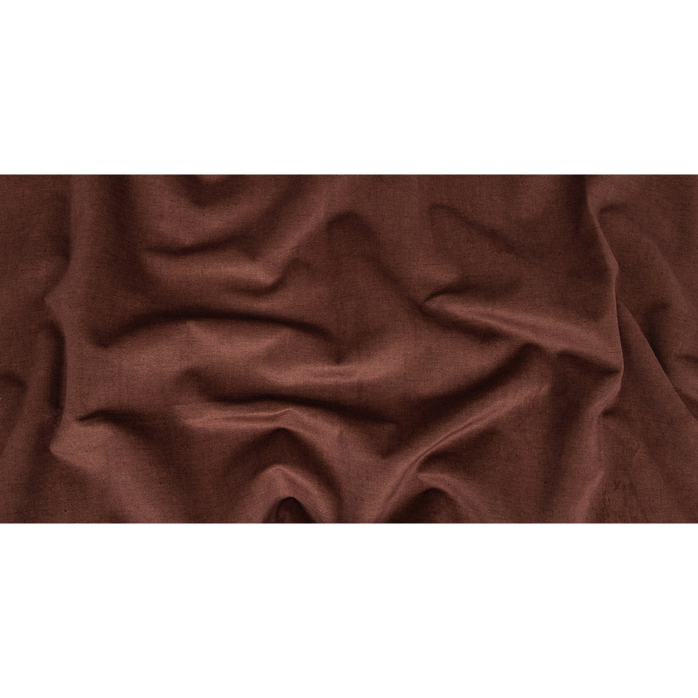 Polyester Microvelvet - Mahogany - British Imported Full