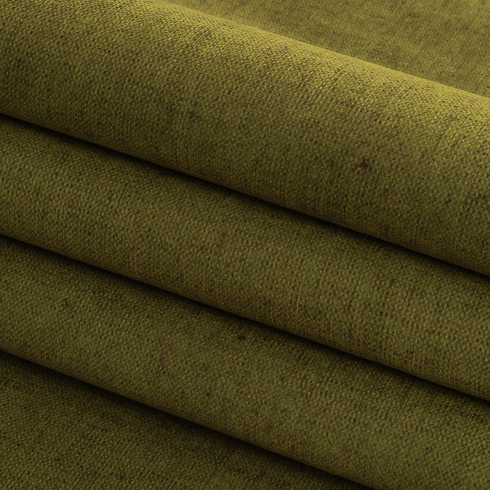 Polyester Microvelvet - Moss - British Imported Folded