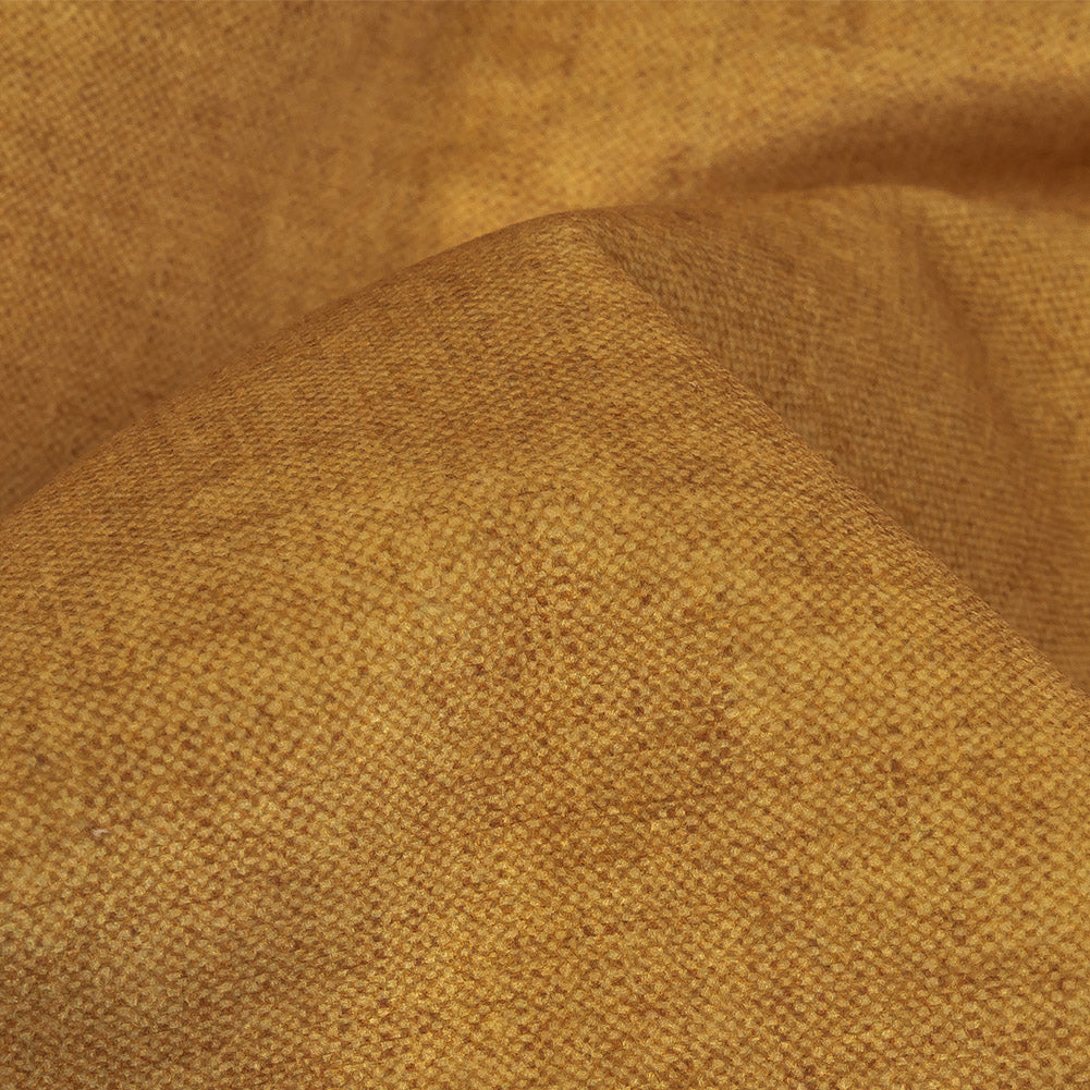 Polyester Microvelvet - Ochre - British Imported Detail