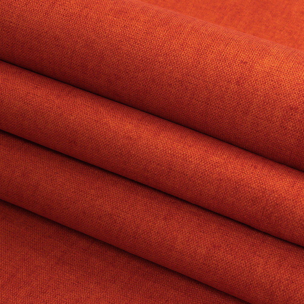 Polyester Microvelvet - Pomegranate - British Imported Folded