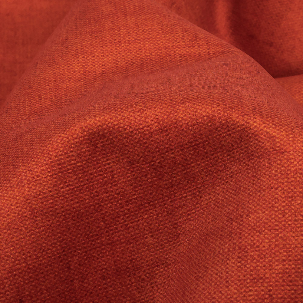 Polyester Microvelvet - Pomegranate - British Imported Detail