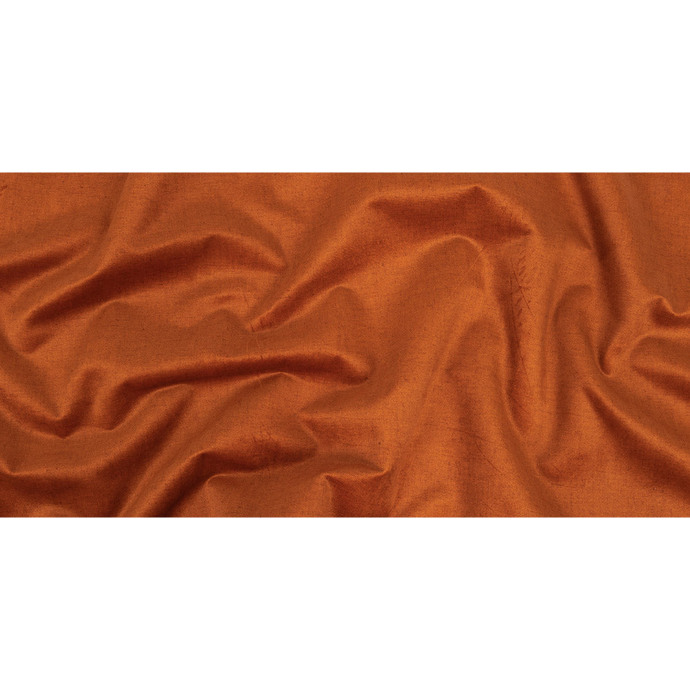 Polyester Microvelvet - Rust - British Imported Full