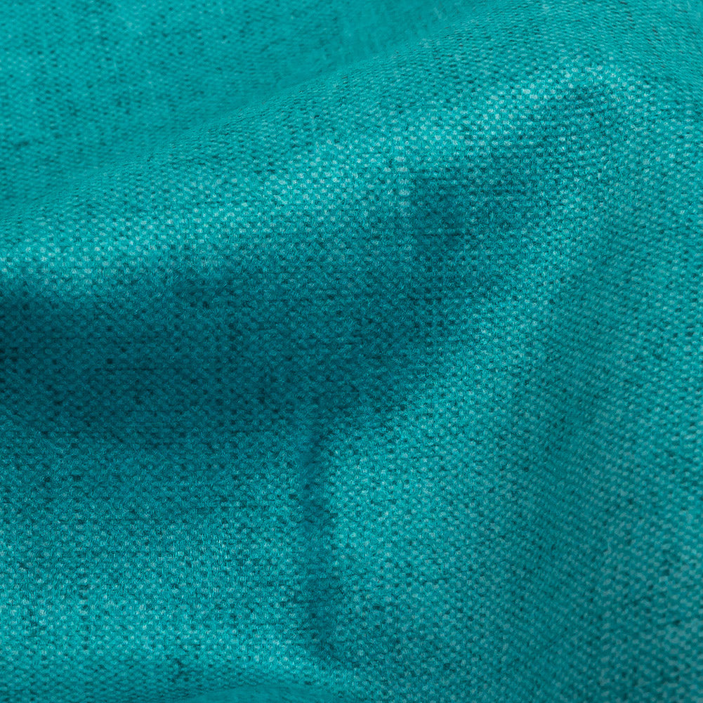 Polyester Microvelvet - Teal - British Imported Detail
