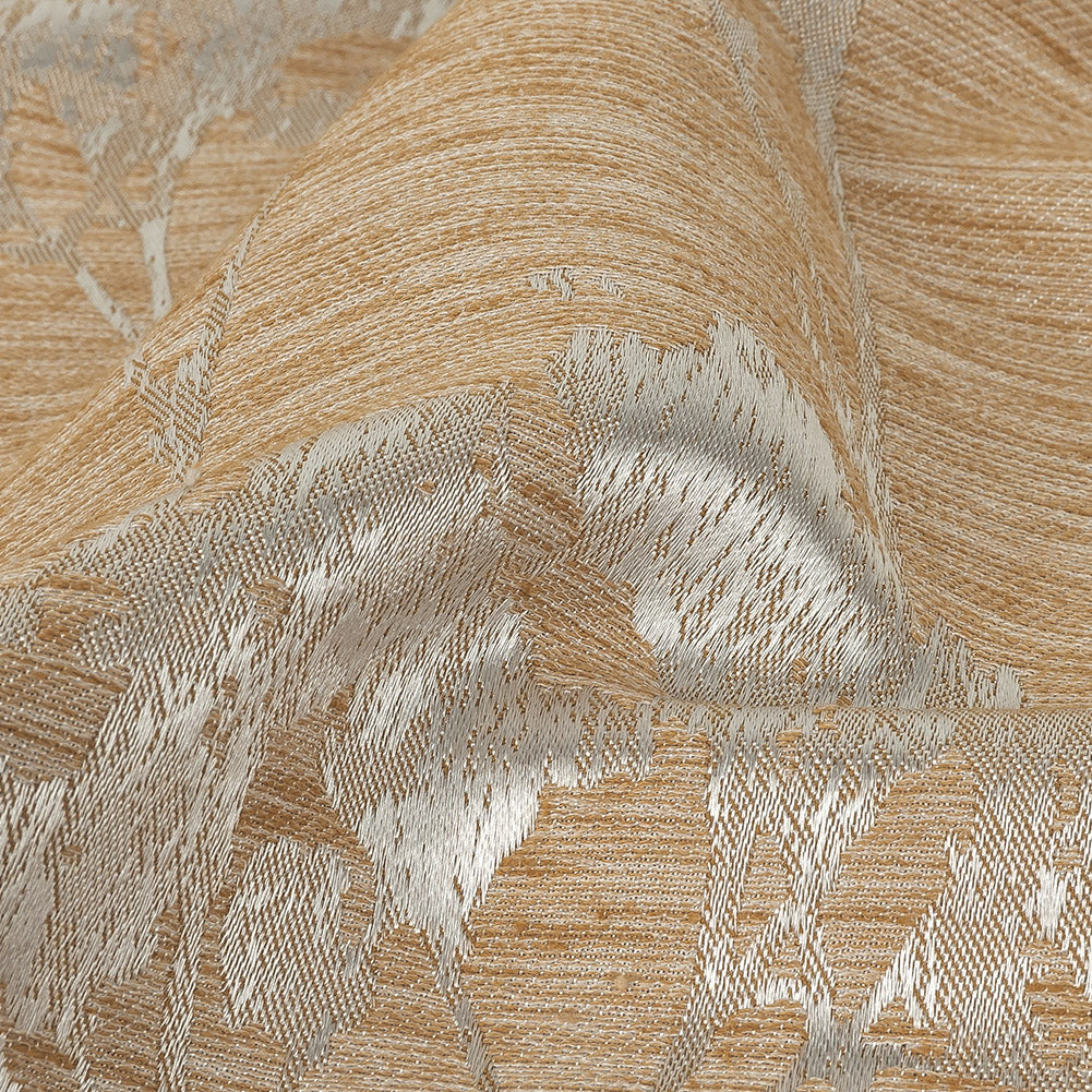 Luminous Jacquard - Caramel Woodlands - British Imported Detail