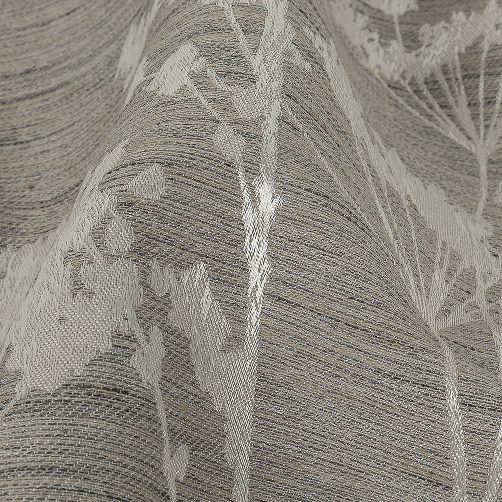 Luminous Jacquard - Pebble Woodlands - British Imported Detail