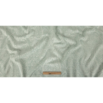 Drapery Jacquard - Seafoam Damask - British Imported Full
