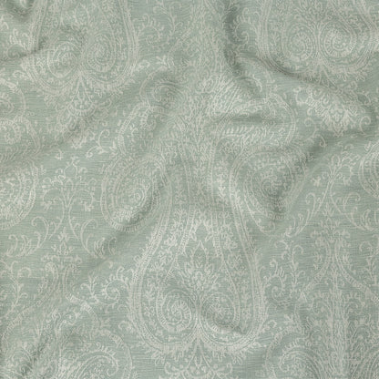Drapery Jacquard - Seafoam Damask - British Imported