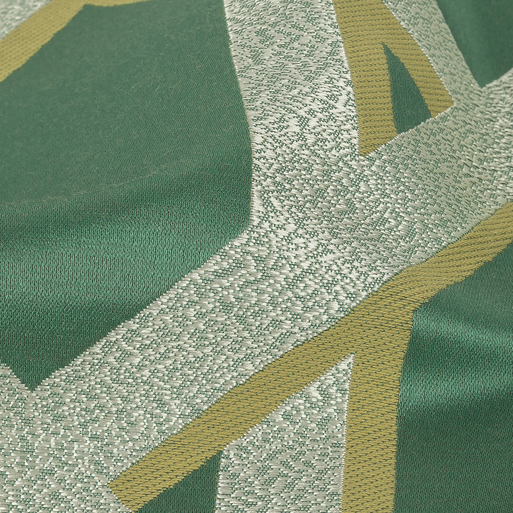 Drapery Jacquard - Spa Geometric Lattice - British Imported Detail