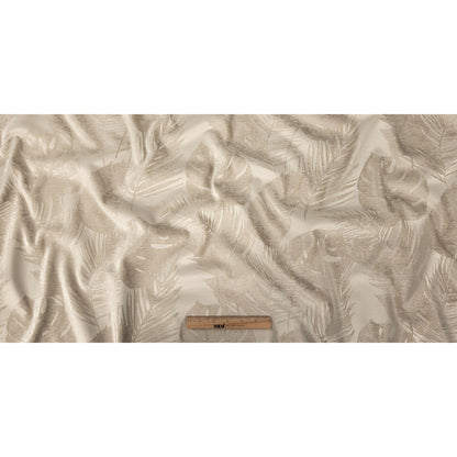 Polyester Chenille - Linen Leaves - British Imported Full