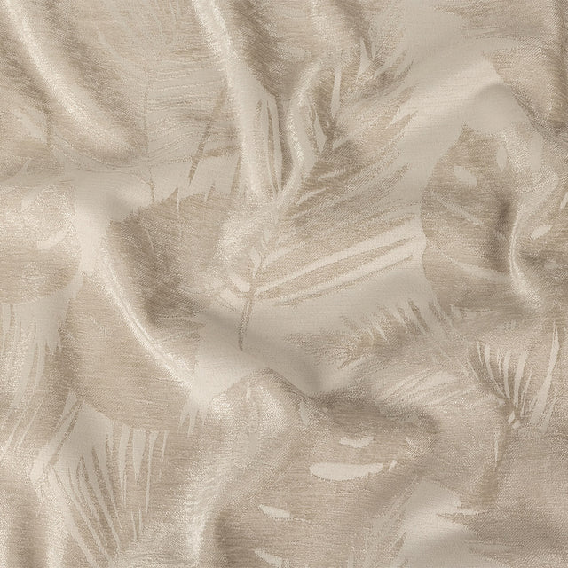 Polyester Chenille - Linen Leaves - British Imported