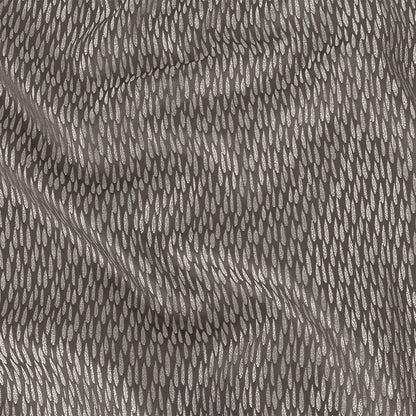 Luminous Drapery Jacquard - Charcoal Raindrops - British Imported