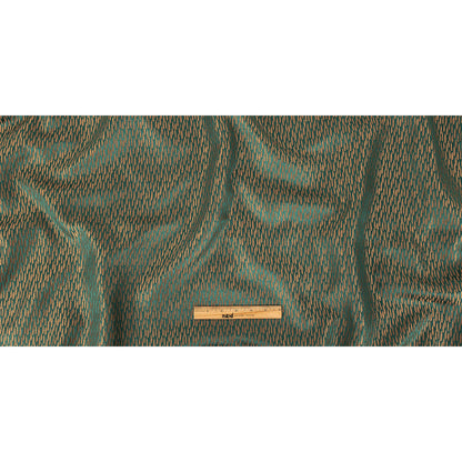 Luminous Drapery Jacquard - Emerald Raindrops - British Imported Full