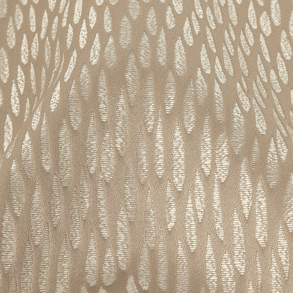 Luminous Drapery Jacquard - Fawn Raindrops - British Imported Detail