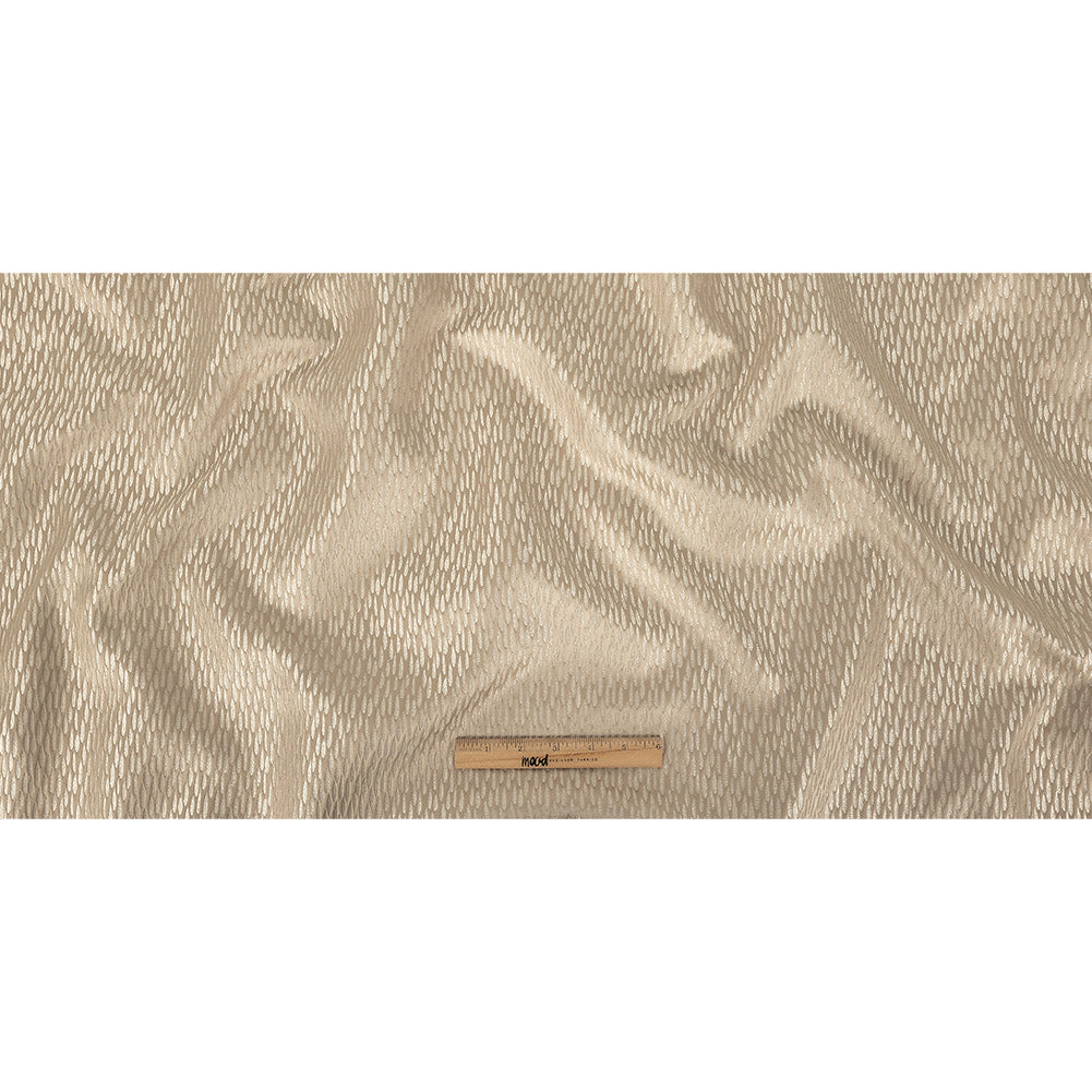 Luminous Drapery Jacquard - Fawn Raindrops - British Imported Full