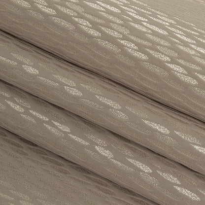 Luminous Drapery Jacquard - Linen Raindrops - British Imported Folded