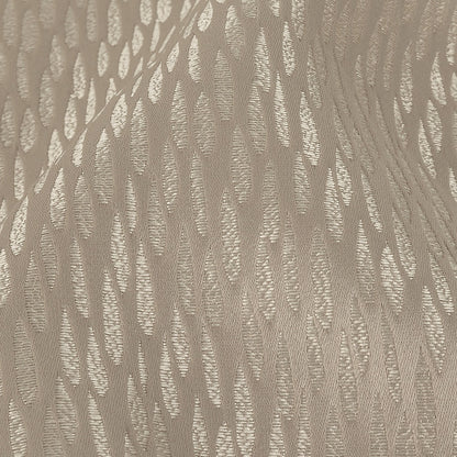 Luminous Drapery Jacquard - Linen Raindrops - British Imported Detail