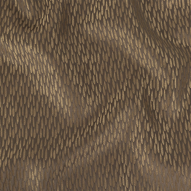 Luminous Drapery Jacquard - Mole Raindrops - British Imported