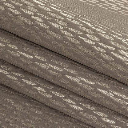 Luminous Drapery Jacquard - Platinum Raindrops - British Imported Folded