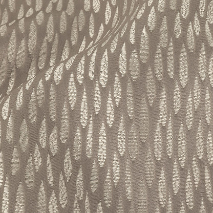 Luminous Drapery Jacquard - Platinum Raindrops - British Imported Detail
