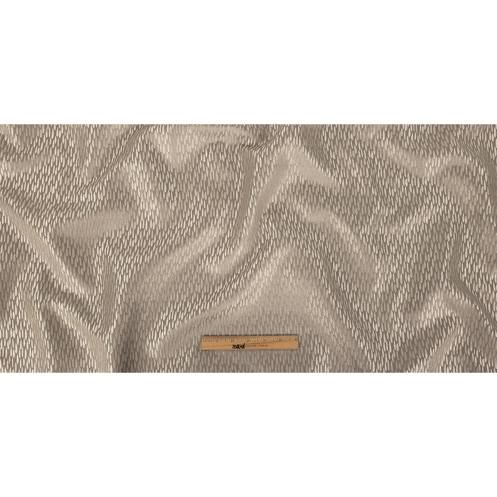 Luminous Drapery Jacquard - Platinum Raindrops - British Imported Full