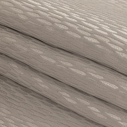 Luminous Drapery Jacquard - Silver Raindrops - British Imported Folded