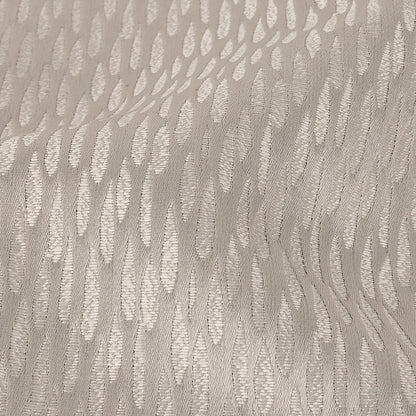 Luminous Drapery Jacquard - Silver Raindrops - British Imported Detail