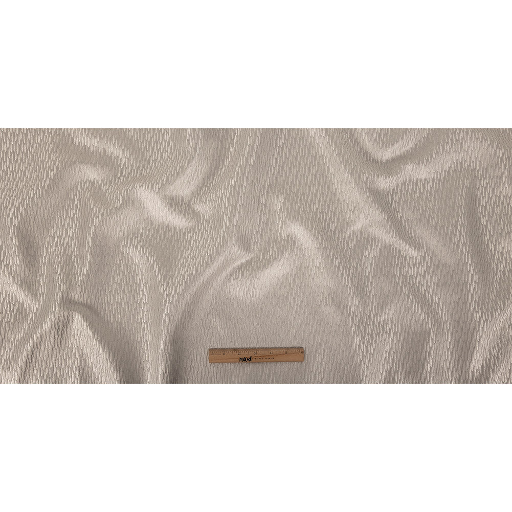 Luminous Drapery Jacquard - Silver Raindrops - British Imported Full