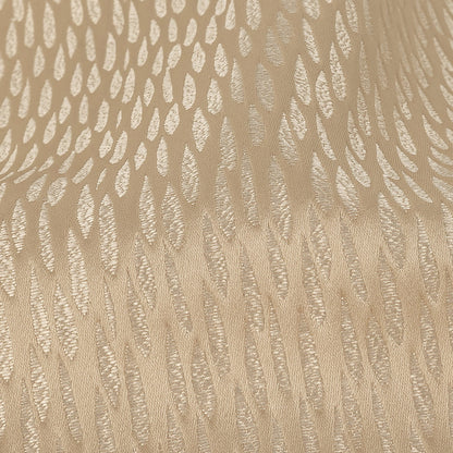Luminous Drapery Jacquard - Wheat Raindrops - British Imported Detail