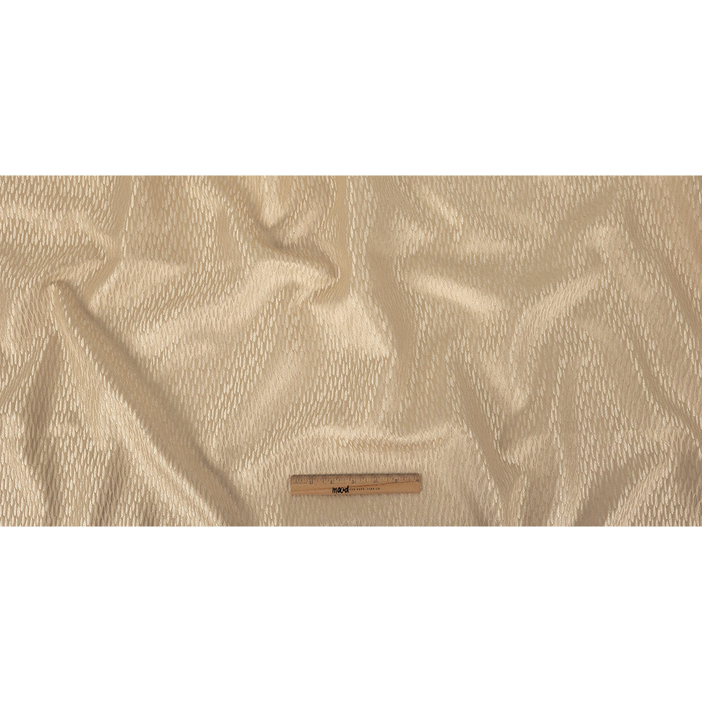 Luminous Drapery Jacquard - Wheat Raindrops - British Imported Full