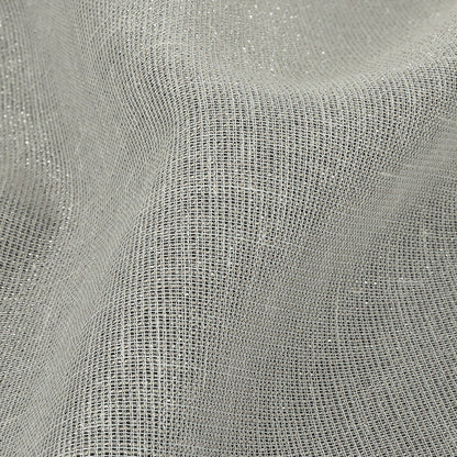 Metallic Drapery Sheers 118" - Ice - British Imported Detail