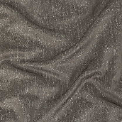 Metallic Drapery Woven - Charcoal - British Imported